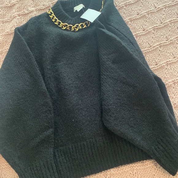 H&M chain detail black sweater - Picture 3 of 3